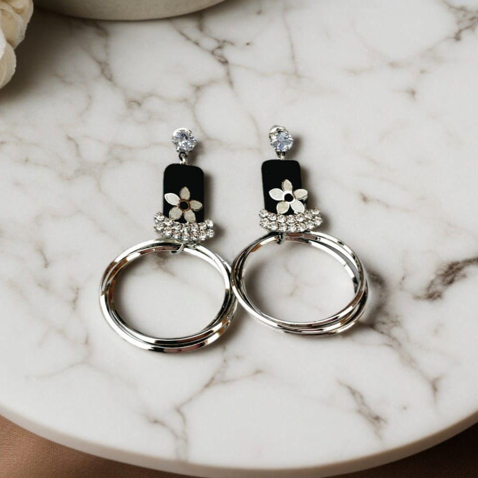 Round Cut Earrings