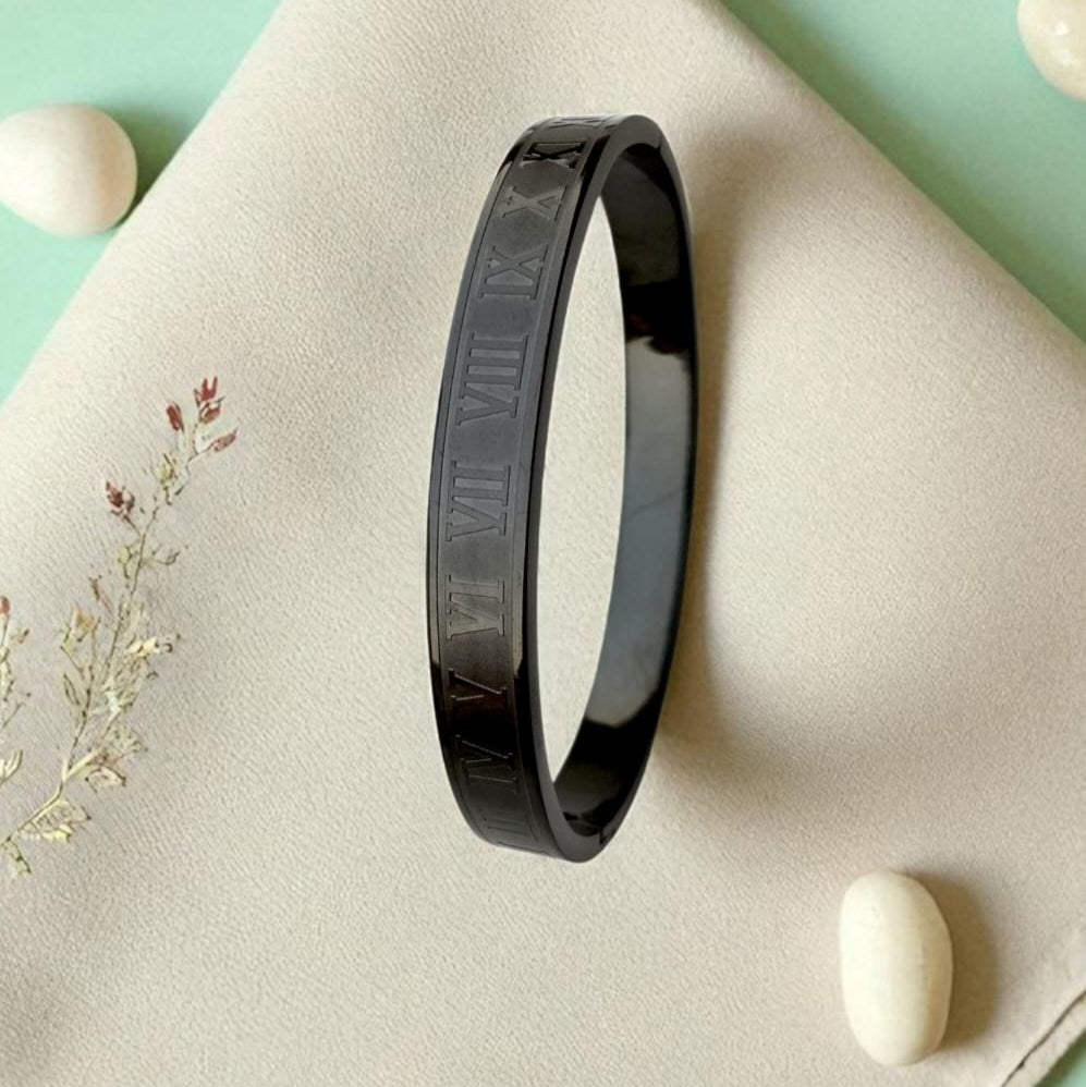 Roman Numeral Cuff Bracelet