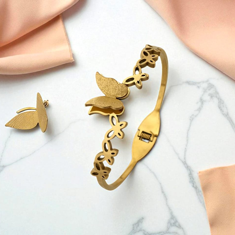 Elegant Butterfly Charm Bracelet