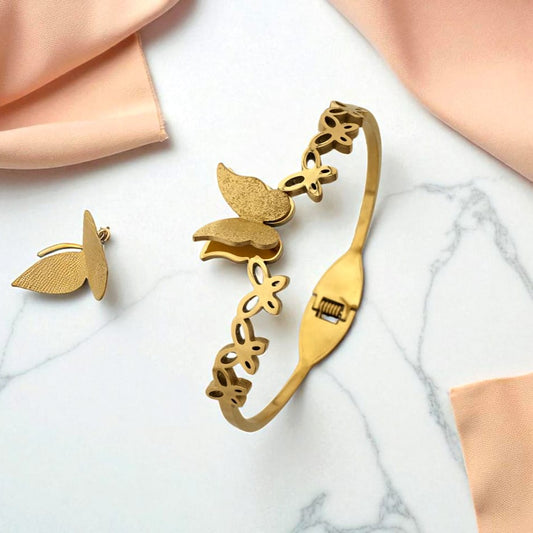 Elegant Butterfly Charm Bracelet