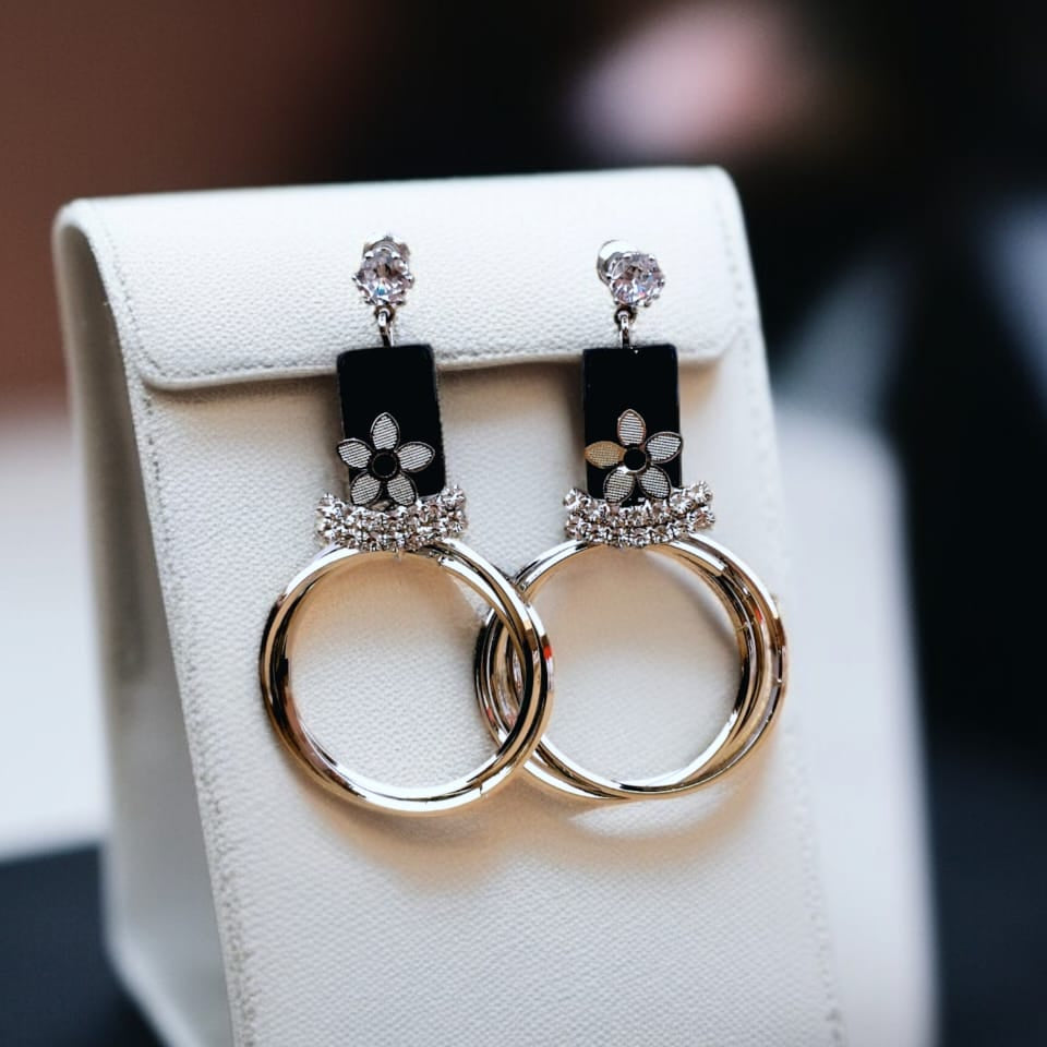 Round Cut Earrings
