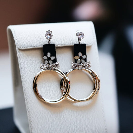 Round Cut Earrings