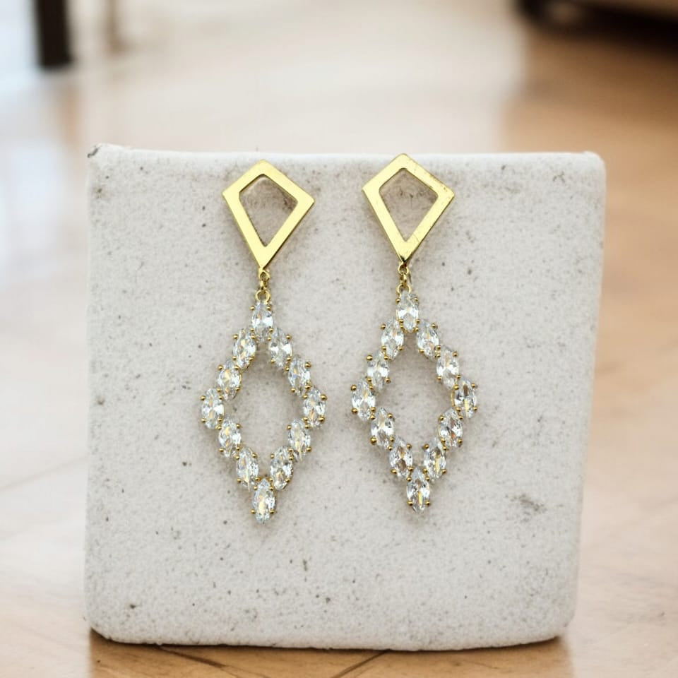 Geometric Drop Earrings