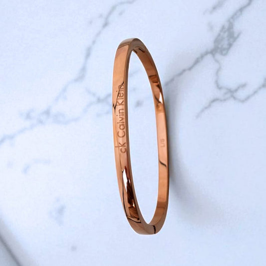 Calvin Klein–Inspired Rose Gold Bracelet