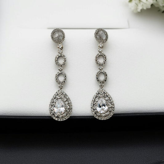 Anti-Allergy Stick-On Drop Earrings