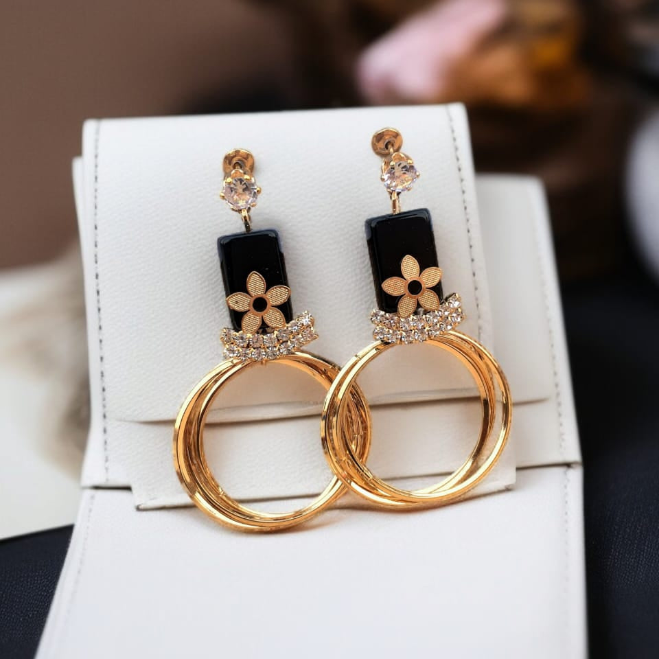 Round Cut Earrings