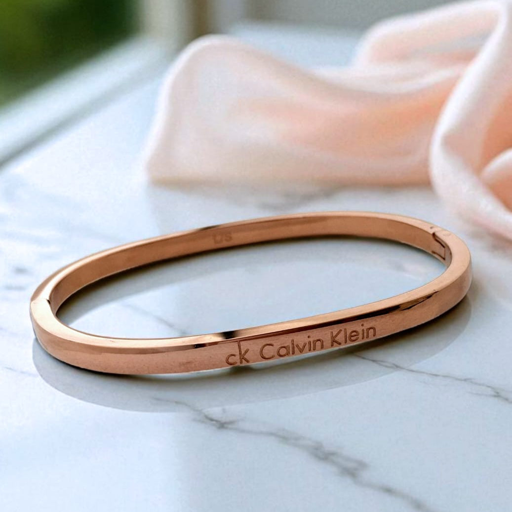 Calvin Klein–Inspired Rose Gold Bracelet