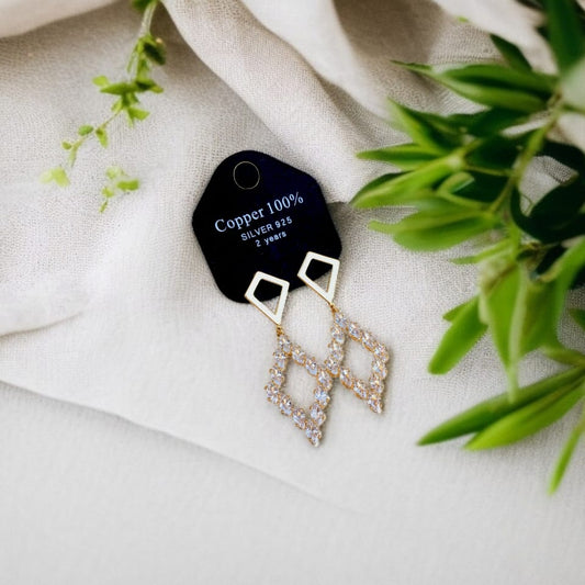 Geometric Drop Earrings