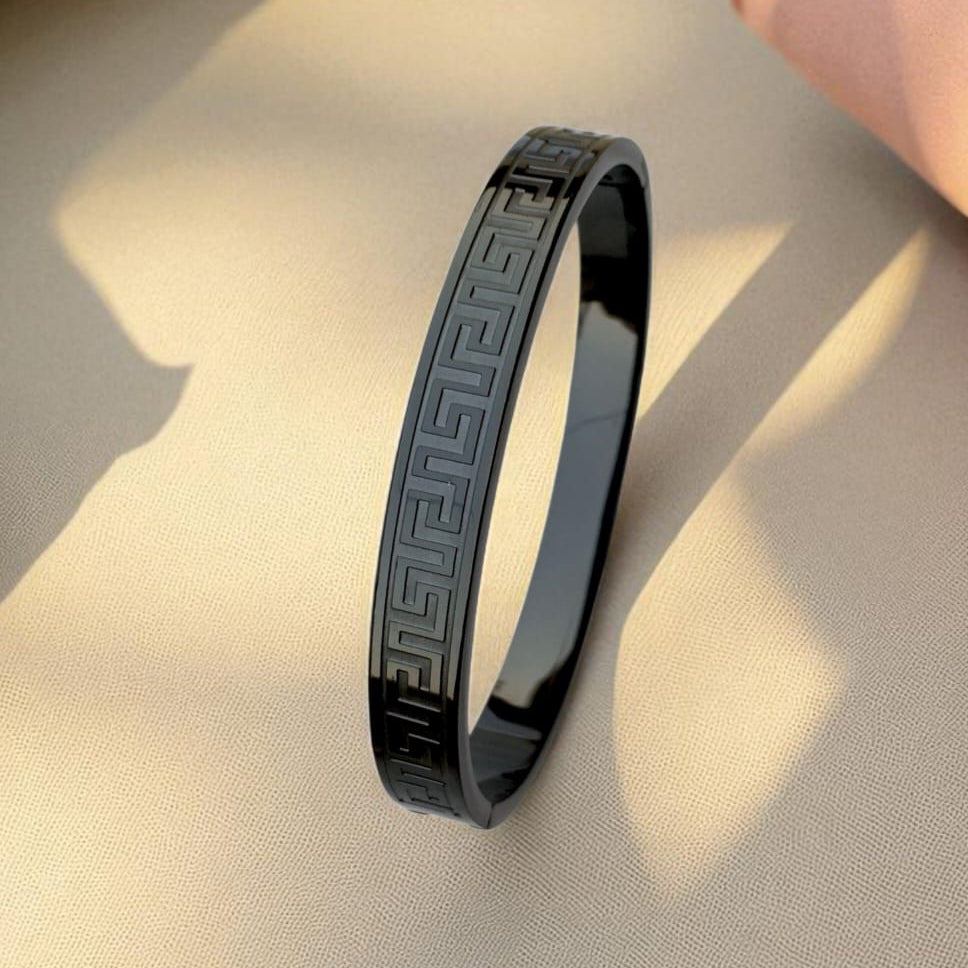 Greek Key Pattern Bangle